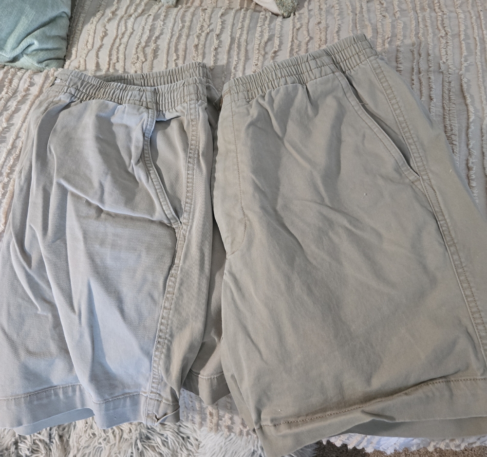 Daniel Cremieux 2 Pair Khaki Flat Front Men's Shorts